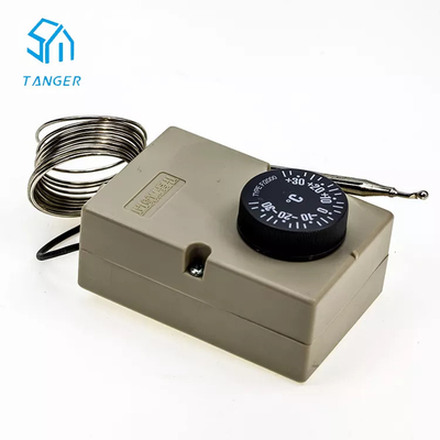 Bulb And Capillary Temperature Switch Controller Tube Manual Reset -35~35C L Style