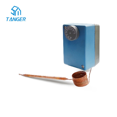 Liquid Hvac Water Flow Switch Unit Capillary Thermostat Switch 0 To 40 Degrees