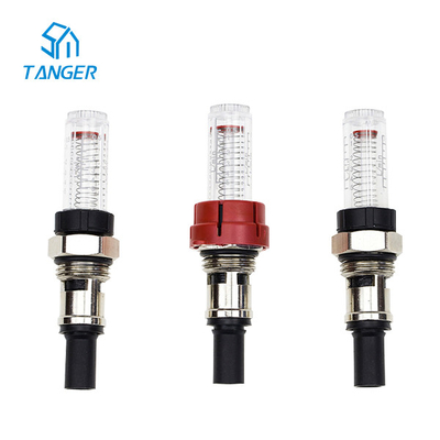 Water Underfloor Heating Manifolds Flow Meter/Regulator 1/2&quot; Nickel Plated Brass