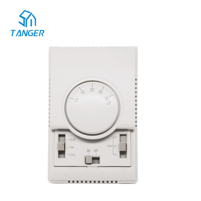 Mechanical Wall Mounted Room Thermostat Fan Coil Unit Smart 3 Speed Air Conditioner