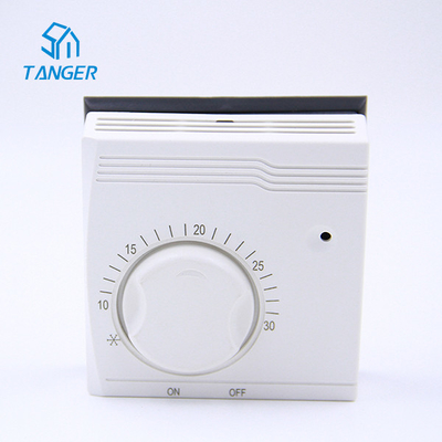 Indoor mechanical Room Thermostat With On Off Switch 5 To 30 Degrees 10A Resistive Load