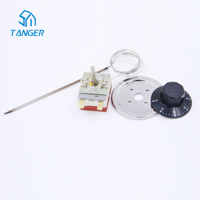 Bulb High Temperature Capillary Thermostat Adjustment Knob 300 Degrees 250VAC 16A