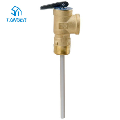 Hot Water Boiler Temperature Control System Temperature Pressure Relief Valve Water Heater 3/4
