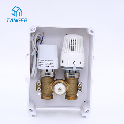 Single Room Underfloor Heating Control Unit Electric Thermal Actuators