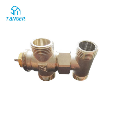 Havlu Radyatör Yerden Isıtma Trv 4 Yollu için 10mm 15mm ila 20mm Radyatör Vanaları