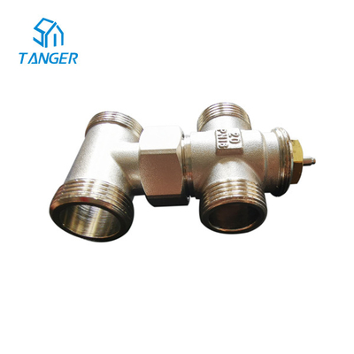 Havlu Radyatör Yerden Isıtma Trv 4 Yollu için 10mm 15mm ila 20mm Radyatör Vanaları