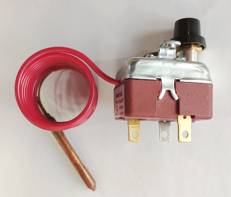 Manual Reset Capillary Thermostats Sensor 1500mm 16a 250v