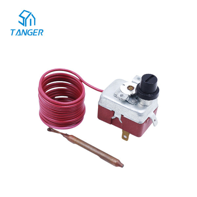 Manual Reset Capillary Thermostats Sensor 1500mm 16a 250v